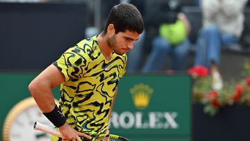 The US Open champion lost in straight sets in Italy to Hungarian qualifier Fabian Marozsan, ranked 135 in the world.