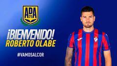 Roberto Olabe, nuevo jugador del AD Alcorc&oacute;n.