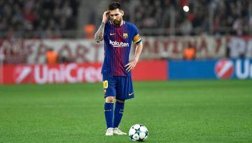 Messi, delantero del Barcelona.