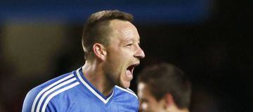 John Terry celebrates with Chelsea