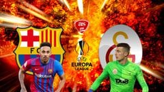All the info you need to know on how and where to watch the Europa League match between Barcelona and Galatasaray at the Camp Nou stadium on Thursday.