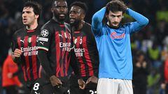 AC Milan are into the Champions League semi-finals after drawing 1-1 with Napoli, going through 2-1 on aggregate. Giroud gave Milan the lead, Osimhen got the equaliser on the night.