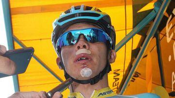 Superman López lo pasó muy mal en su paso por la Vuelta a España.