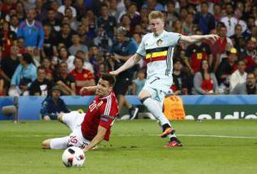 Belgium's Kevin De Bruyne was a class act as his side took care of one of the tournament's surprise packages, Hungary. Manchester City and Pep can look forward to him returning next season...although he's not quite finished yet in France.