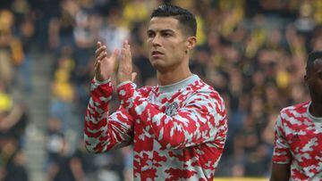 Cristiano Ronaldo of Manchester United during the UEFA Champions League, Group Stage, Group F football match between Young Boys Berne and Manchester United on September 14, 2021.