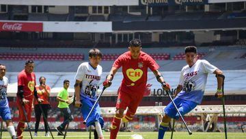 El futbol adaptado llegó al estadio Azteca