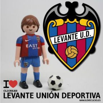 Los equipos de la liga española en figuras de Playmobil