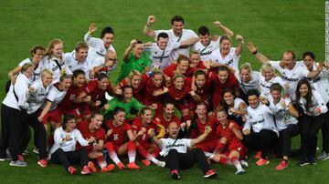 Germany won gold in the women's soccer tournament at Rio 2016, but won't be able to defend their title in Tokyo after failing to qualify.