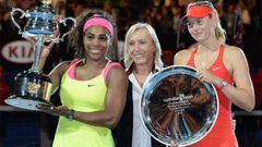 Martina Navratilova sale en defensa de Maria Sharapova