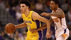 Los Lakers suman nuevo triunfo, pese al frío juego de Lonzo