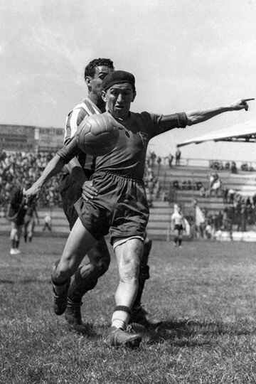 El ‘Trompo’ Carreño pasó a la historia del balompié nacional al conseguir las primeras anotaciones en unos Juegos Olímpicos y en el primer mundial de fútbol.