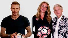 #PassTheBall: famosos como Beckham, Julia Roberts y Ellen DeGeneres se unen por el f&uacute;tbol femenino