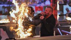 Randy Orton y Bray &#039;The Fiend&#039; Wyatt en TLC 2020.