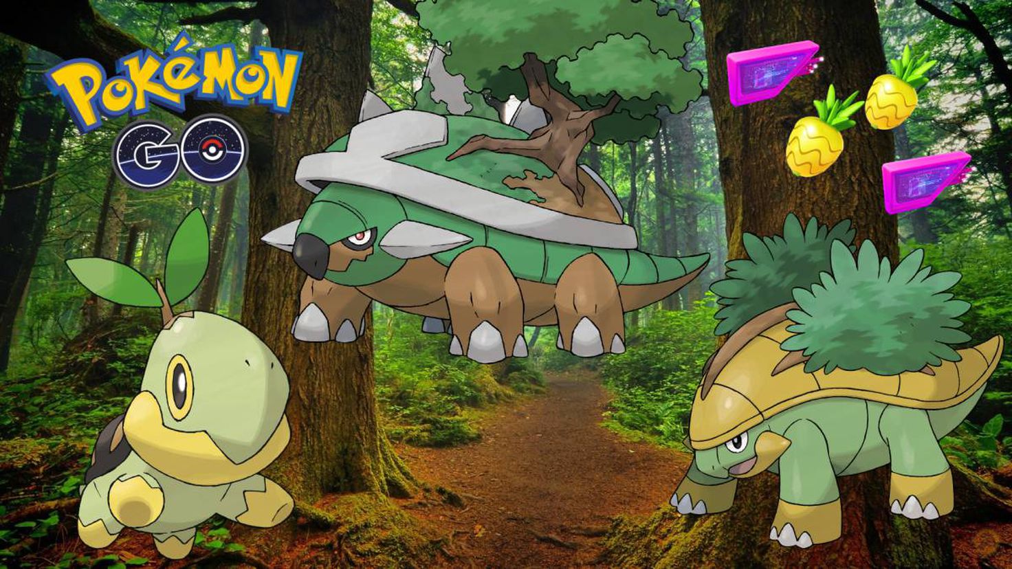 Pokémon GO - Movimento Especial de Turtwig no Dia Comunitário é