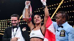 La boxeadora puertorriqueña Amanda Serrano.