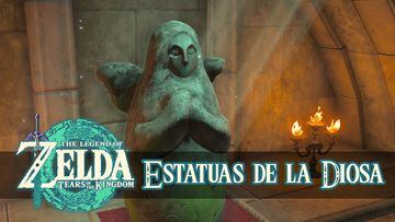 the legend of zelda tears of the kingdom nintendo switch guia estatuas diosa ubicaciones mapa
