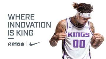 La camiseta de Sacramento Kings para la temporada 2017-18.