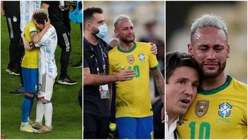 En imágenes: Neymar rompió en llanto en pleno Maracaná