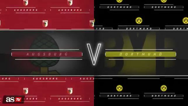 Resumen y goles del Augsburgo vs. Borussia Dortmund de Bundesliga