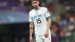 Federico Fede Valverde of Uruguay during the FIFA World Cup Qatar 2022 match, Group H, between Portugal and Uruguay played at Lusail Stadium on Nov 28, 2022 in Lusail, Qatar. (Photo by Bagu Blanco / Pressinphoto / Icon Sport)