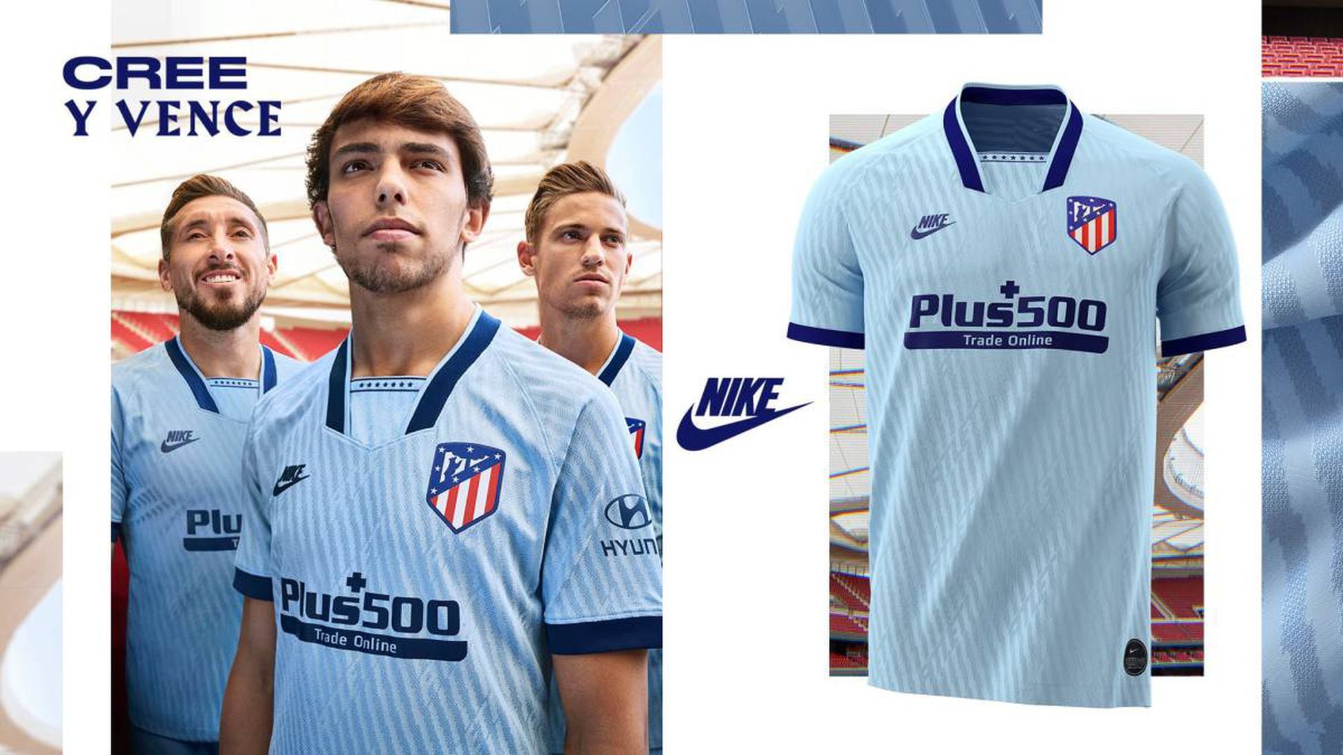 El azul celeste, color del tercer uniforme del Atlético AS.com