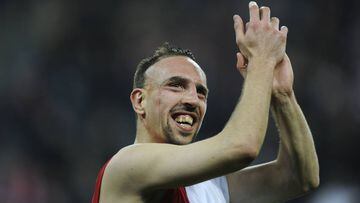 El delantero del Bayern Munich, Franck Ribery, fue descartado por Alex Ferguson.