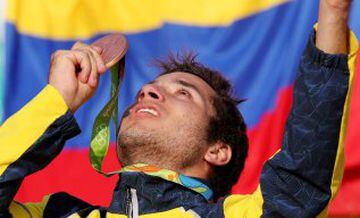 Carlos Ramírez y su medalla de bronce
