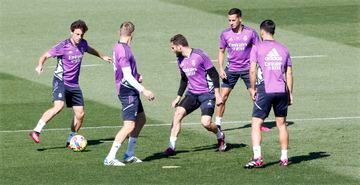 Real Madrid trained ahead of the Villarreal game. Mendy is the only absence.