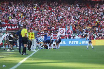 Partido de ida de la gran final de la Liga BetPlay 2023-II entre Junior y Medellín disputado en el estadio Metropolitano de Barranquilla.