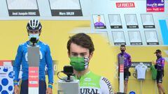 Reconocimieto facial de los ciclisas antes de la primera etapa de La Vuelta 2020. 