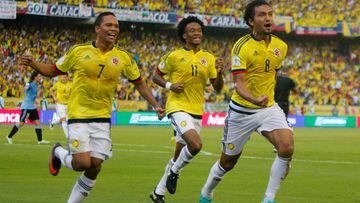 11 jugadores de Colombia con riesgo de sanción en Eliminatoria