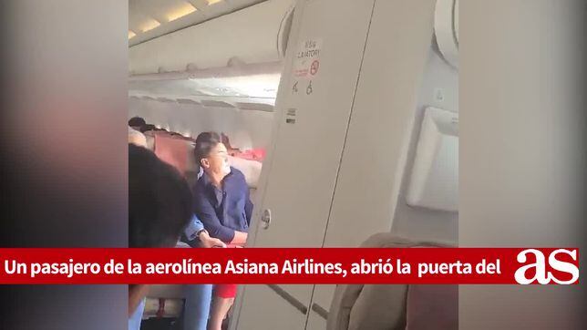 Pasajero abre la puerta de un avión de Asiana Airlines en pleno vuelo y el video le da la vuelta al mundo
