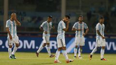 Argentina fall to shock home defeat as Brazil move top