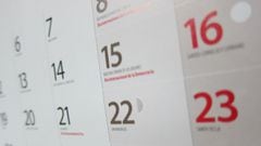 Calendario laboral 2022 en Madrid: fechas, qu&eacute; d&iacute;as son festivo y cu&aacute;ndo hay puentes