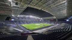 PORTO, PORTUGAL - FEBRUARY 13:  A general view prior to the Liga NOS match between FC Porto and Boavista FC at Estadio do Dragao on February 13, 2021 in Porto, Portugal. Sporting stadiums around Portugal remain under strict restrictions due to the Coronav