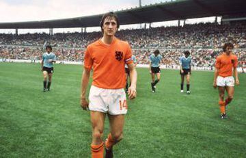 Johan Cruyff, it is perhaps timely that we include this legend in our list. The true god of total football.