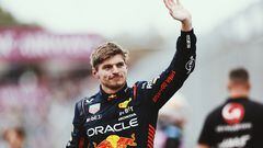 Alegría de Max Verstappen tras conseguir la pole en el Gran Premio de Australia de la Fórmula 1.
