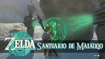the legend of zelda tears of the kingdom nintendo switch guia santuario maia'oqo