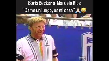 “Dame un juego, es mi casa”: recuerdan la paliza del ‘Chino’ Ríos a Boris Becker en Alemania