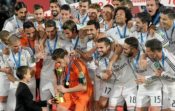 En el Mundial de Clubes de 2014, el cual se llevó a cabo en Marruecos, el Madrid superó a San Lorenzo dos goles por cero, y sumó su primer campeonato del mundo.