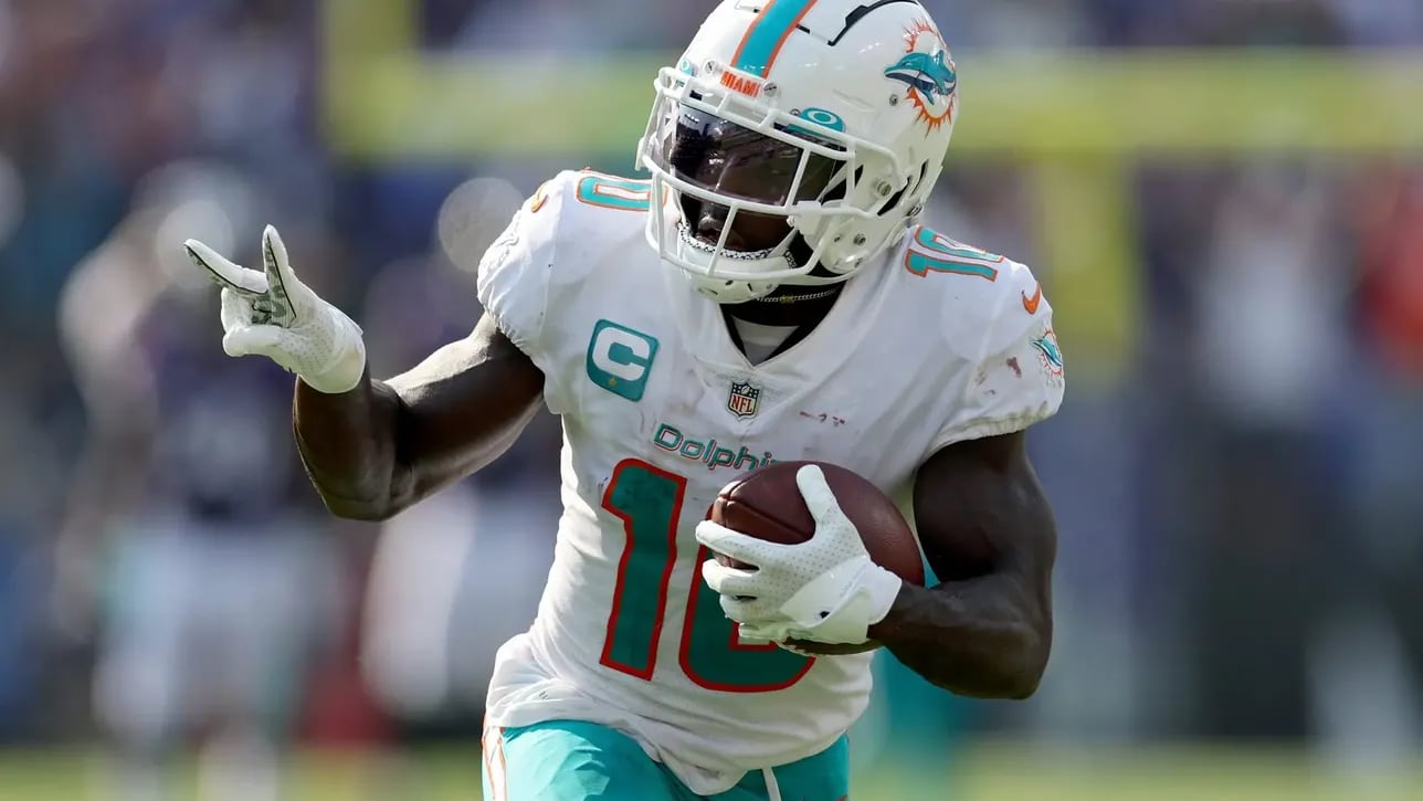 Why did the NFL fine the Miami Dolphins’ Tyreek Hill $10,927? - AS USA