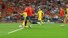 La brillante jugada de Morata por la que Ramos le cedió el gol