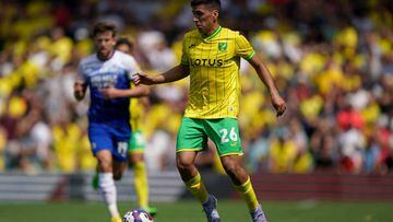 Norwich City's Marcelino Nunez during the Sky Bet Championship match at Carrow Road, Norwich. Picture date: Saturday August 6, 2022. (Photo by Joe Giddens/PA Images via Getty Images)