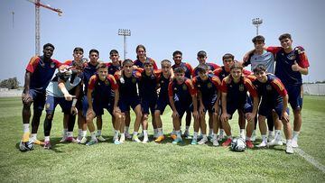 La Selección Sub-19 en Malta.
