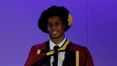 Rashford becomes youngest recipient of honorary University of Manchester doctorate
