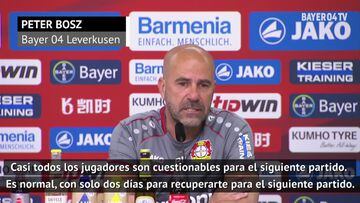 La declaración del entrenador del Leverkusen tras perder