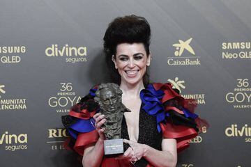 Zeltia Montes recibe el Goya a la Mejor Música Original por la película "El Buen Patrón"