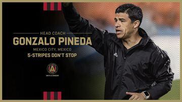 Atlanta United present&oacute; de manera oficial a Gonzalo Pineda como nuevo director t&eacute;cnico, por los pr&oacute;ximos tres a&ntilde;os.