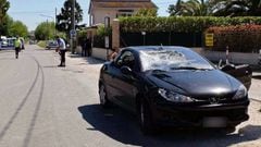 El conductor del Peugeot invlucrado ha hablado brevemente con un medio italiano.