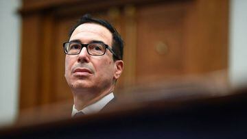 Washington (United States), 17/07/2020.- US Treasury Secretary Steven Mnuchin testifies before the House Small Business Committee at the US Capitol in Washington, DC, USA, 17 July 2020. The committee hearing is looking into the Small Business Administrati